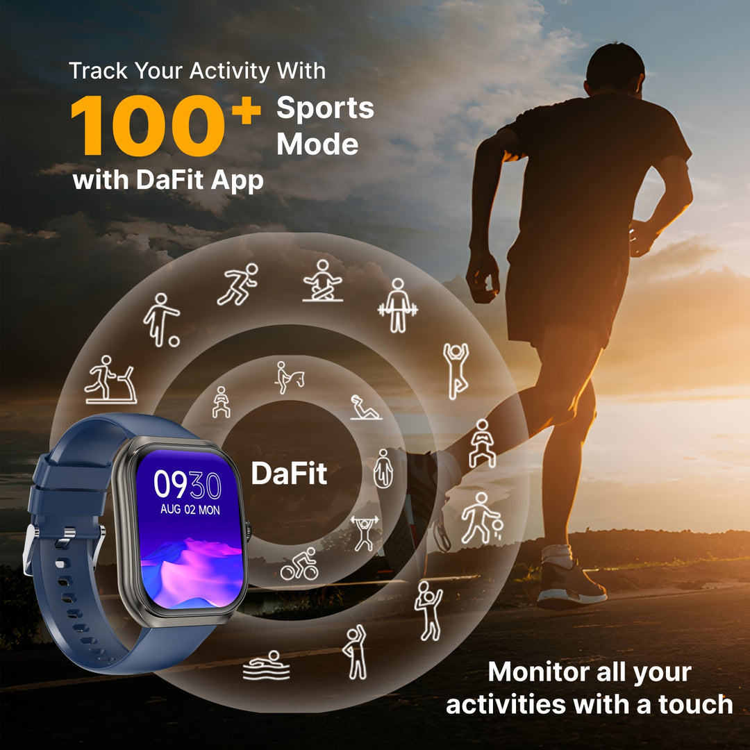 Timex Smart Progen 1.95" (4.95 cm) Curved AMOLED Display with Functional Crown and BT Calling Smartwatch For Unisex - TWTXW803T