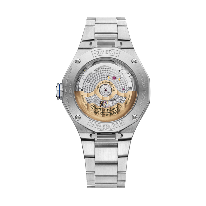 Baume Mercier Riviera 10822 Automatic Yellow Men&