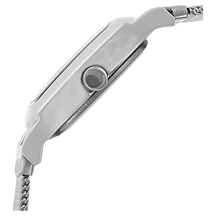 Fastrack Quartz Analog Silver Dial Metal Strap Watch for Girls NP6001SM01