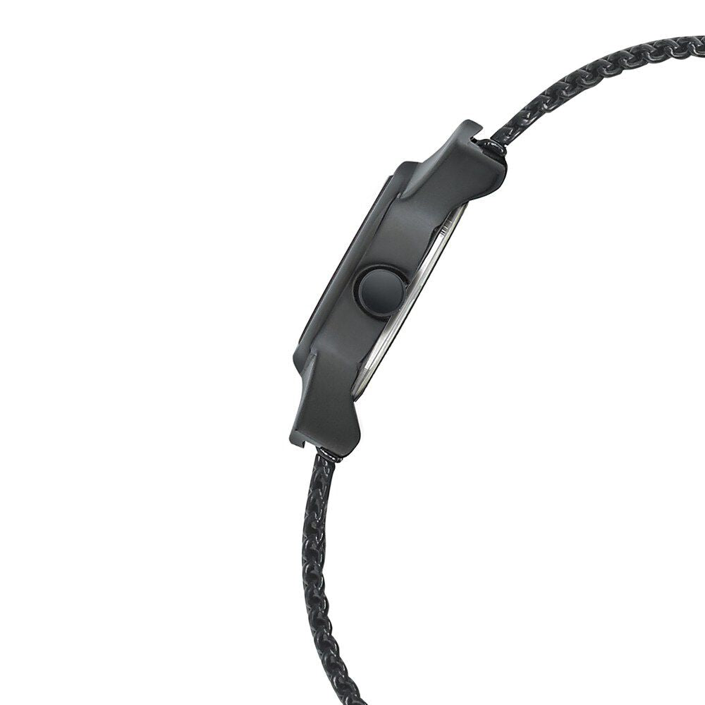 Fastrack Hitlist Quartz Analog Black Dial Stainless Steel Strap Watch for Girls NS6004NM01