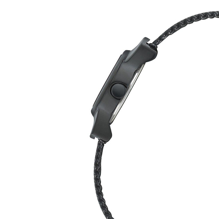 Fastrack Hitlist Quartz Analog Black Dial Stainless Steel Strap Watch for Girls NS6004NM01