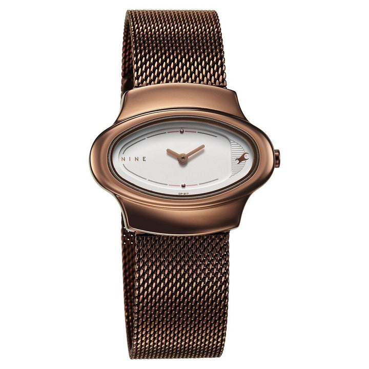 Fastrack Pulse Quartz Analog White Dial Stainless Steel Strap Watch for Girls 6004QM02F