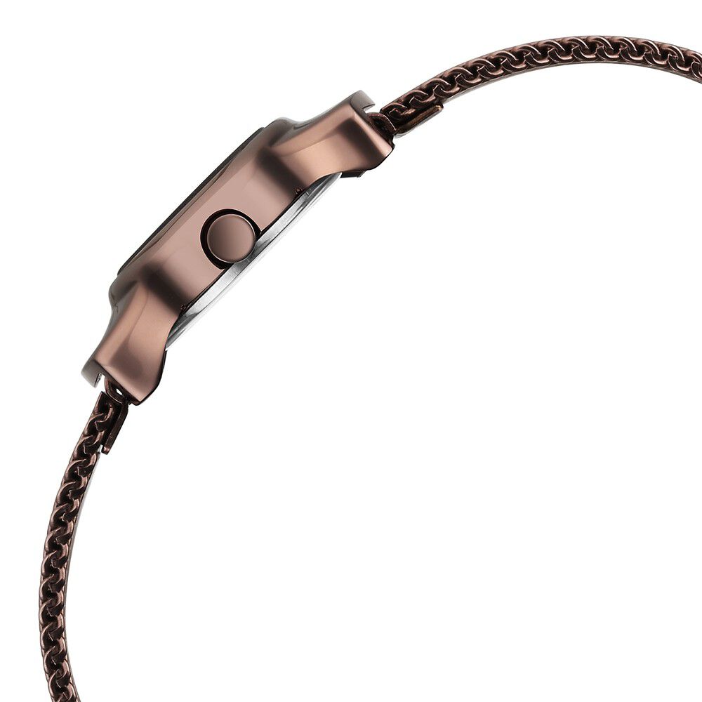 Fastrack Pulse Quartz Analog White Dial Stainless Steel Strap Watch for Girls 6004QM02F