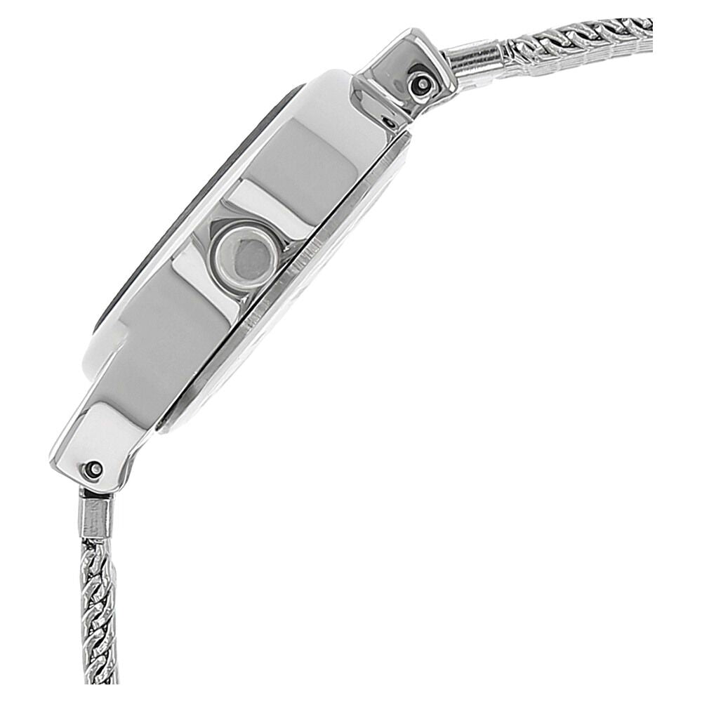 Fastrack Quartz Analog Black Dial Stainless Steel Strap Watch for Girls NS6015SM02