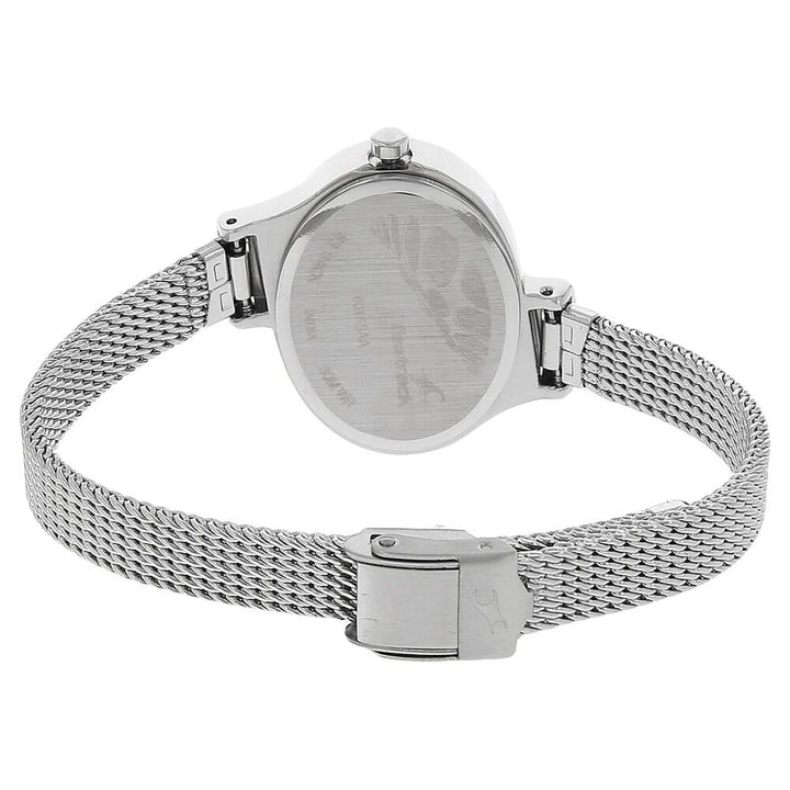 Fastrack Quartz Analog Black Dial Stainless Steel Strap Watch for Girls NS6015SM02