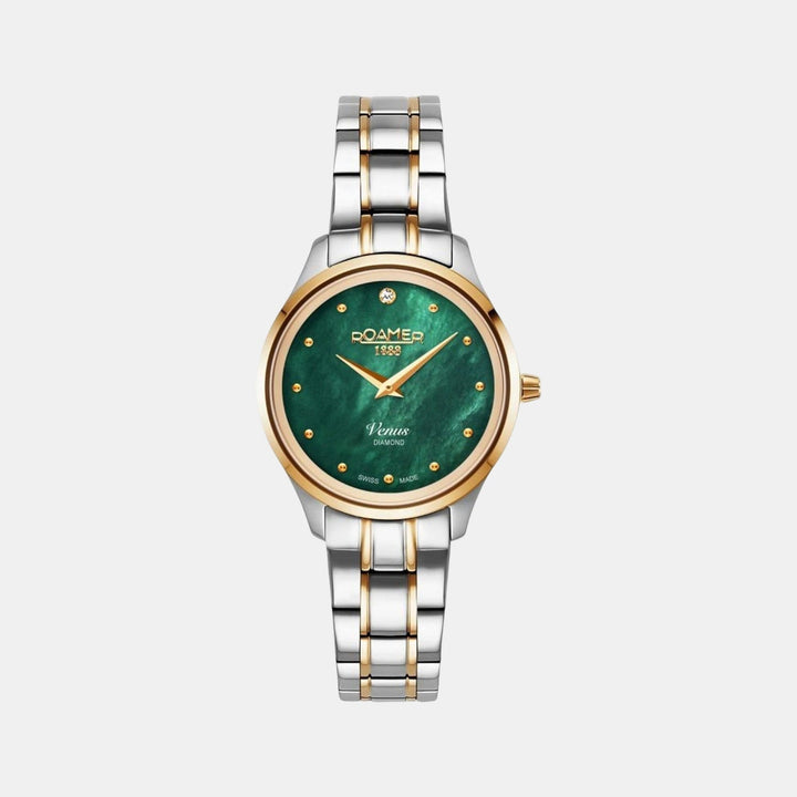 Roamer 601857 47 59 20 Green Dial Women&
