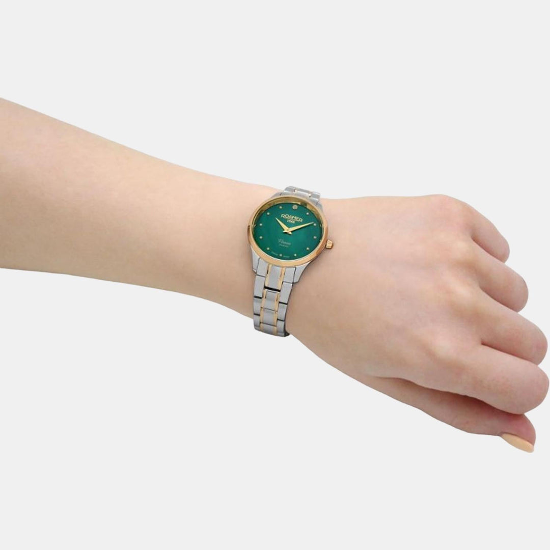 Roamer 601857 47 59 20 Green Dial Women&