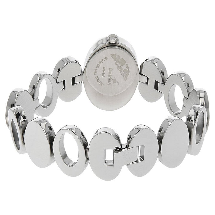 Fastrack Quartz Analog Black Dial Metal Strap Watch for Girls NS6024SM01