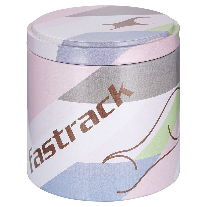 Fastrack Quartz Analog Silver Dial Stainless Steel Strap Watch for Girls NP6027SM01