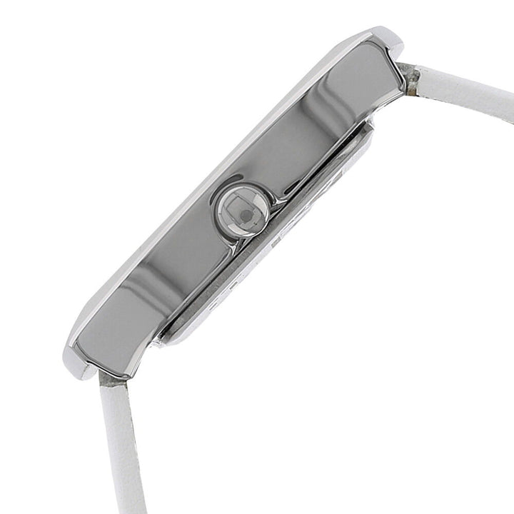 Fastrack Quartz Analog White Dial Leather Strap Watch for Girls NS6093SL01