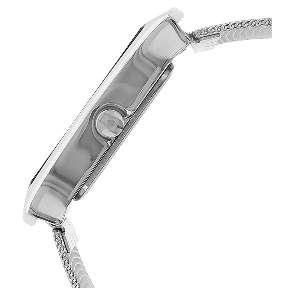 Fastrack Quartz Analog Black Dial Metal Strap Watch for Girls NR6093SM01