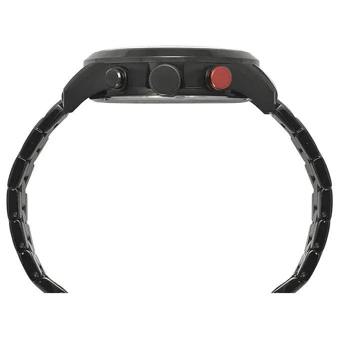 Timex E Class Men's Black Dial Round Case Chronograph Function Watch -TWEG19301