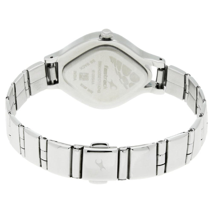 Fastrack Quartz Analog Blue Dial Stainless Steel Strap Watch for Girls NR6109SM03