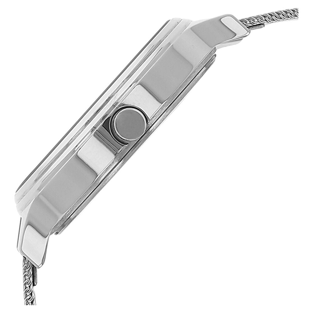 Fastrack Quartz Analog Bicolour Dial Stainless Steel Strap Watch for Girls NP6122SM01