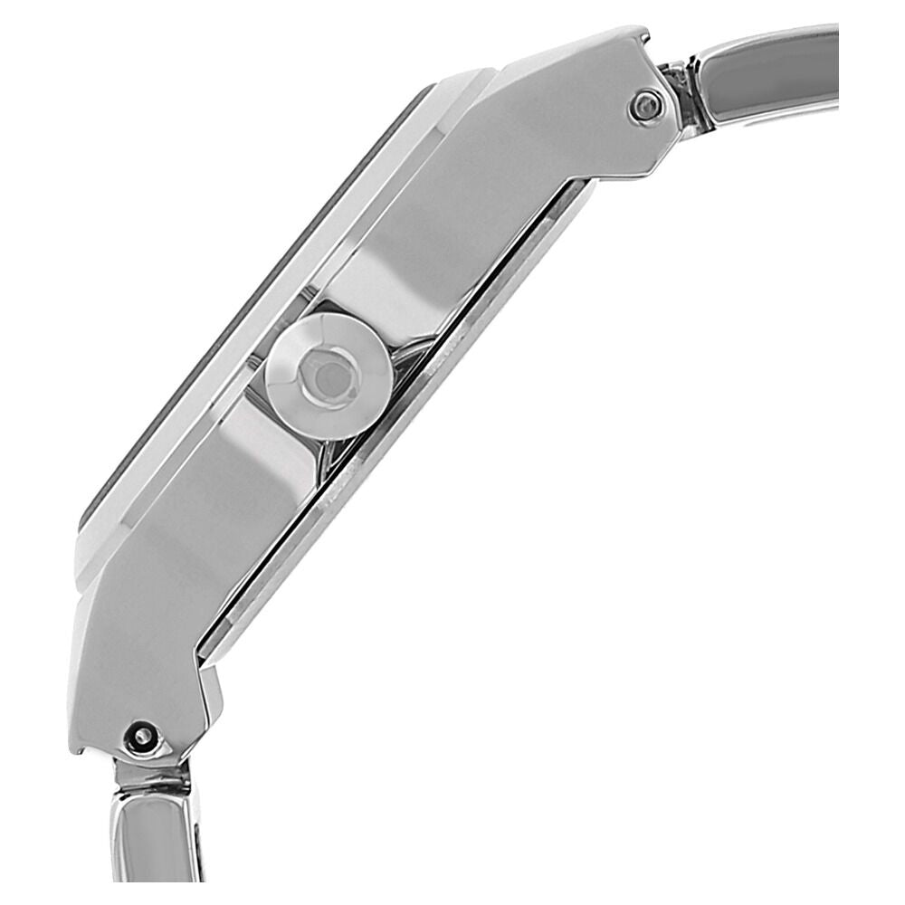 Fastrack Quartz Analog Bicolour Dial Metal Strap Watch for Girls NS6134SM01