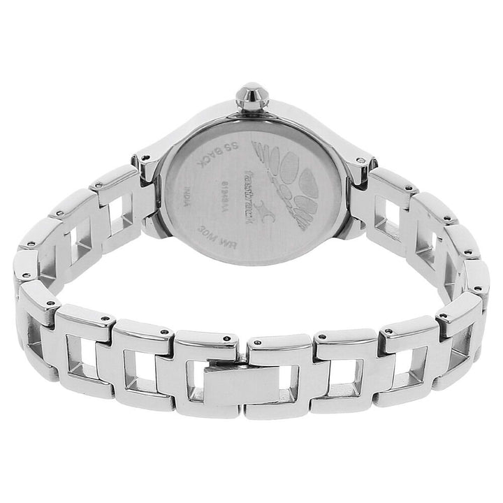 Fastrack Quartz Analog Bicolour Dial Metal Strap Watch for Girls NS6134SM01