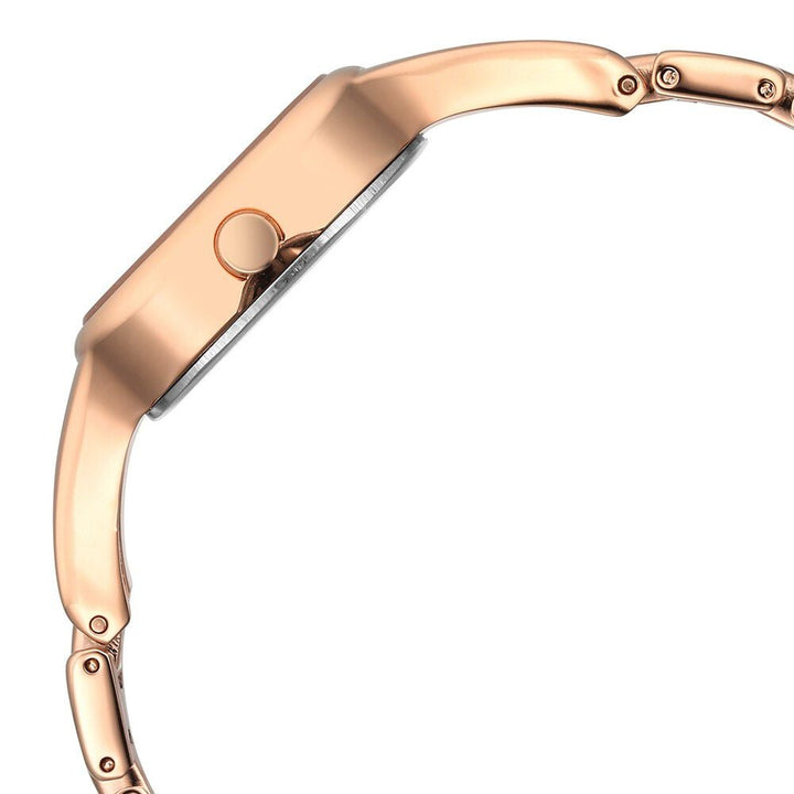 Fastrack Pulse Quartz Analog Mother Of Pearl Dial Metal Strap Watch for Girls 6147WM01F