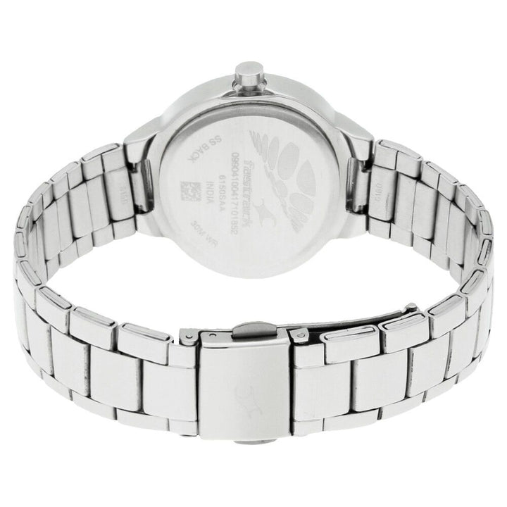 Fastrack Quartz Analog Pink Dial Stainless Steel Strap Watch for Girls NS6150SM04