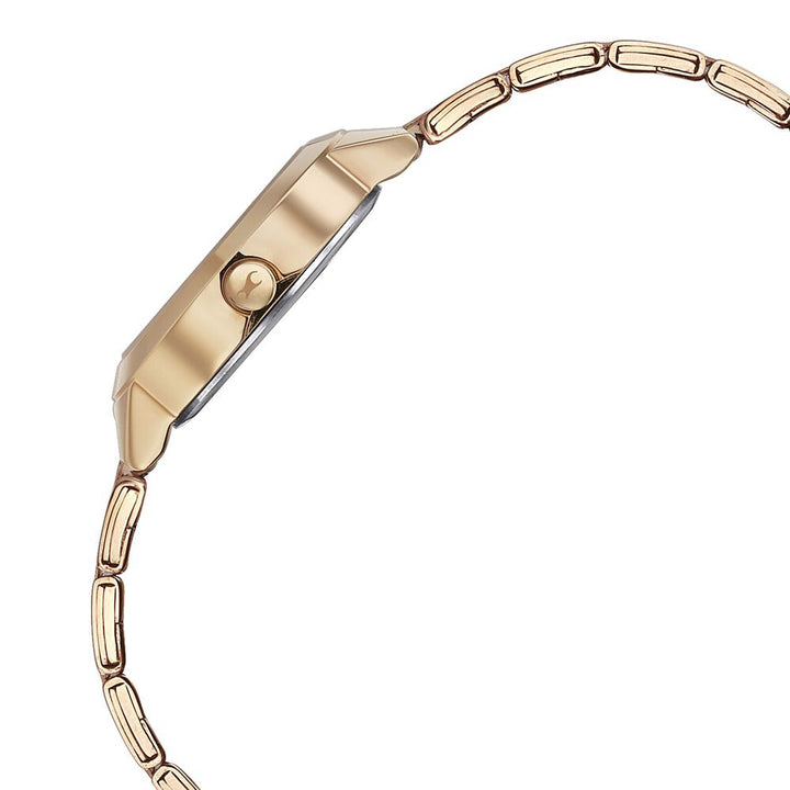 Fastrack Pulse Quartz Analog Pink Dial Stainless Steel Strap Watch for Girls 6150WM01