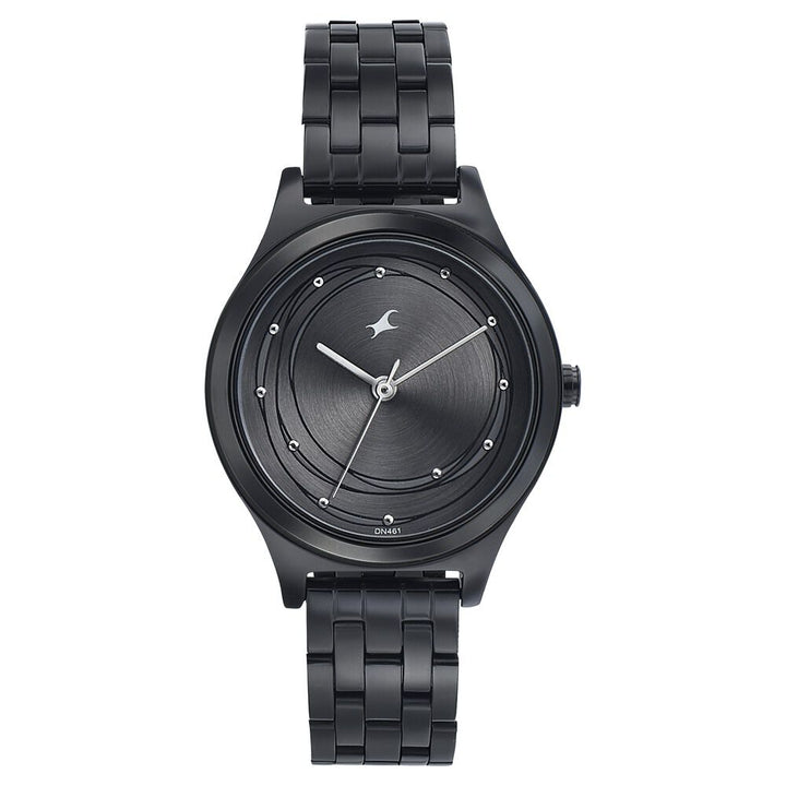 Fastrack Style Up Grey Dial Stainless Steel Strap Watch for Girls NS6152NM01