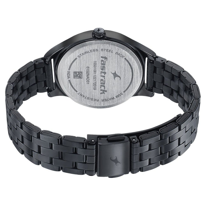 Fastrack Style Up Grey Dial Stainless Steel Strap Watch for Girls NS6152NM01