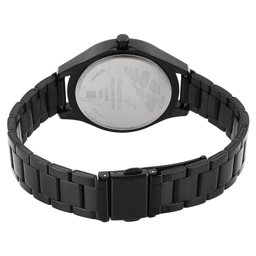 Fastrack All Nighters Quartz Analog Bicolour Dial Metal Strap Watch for Girls NS6153NM01