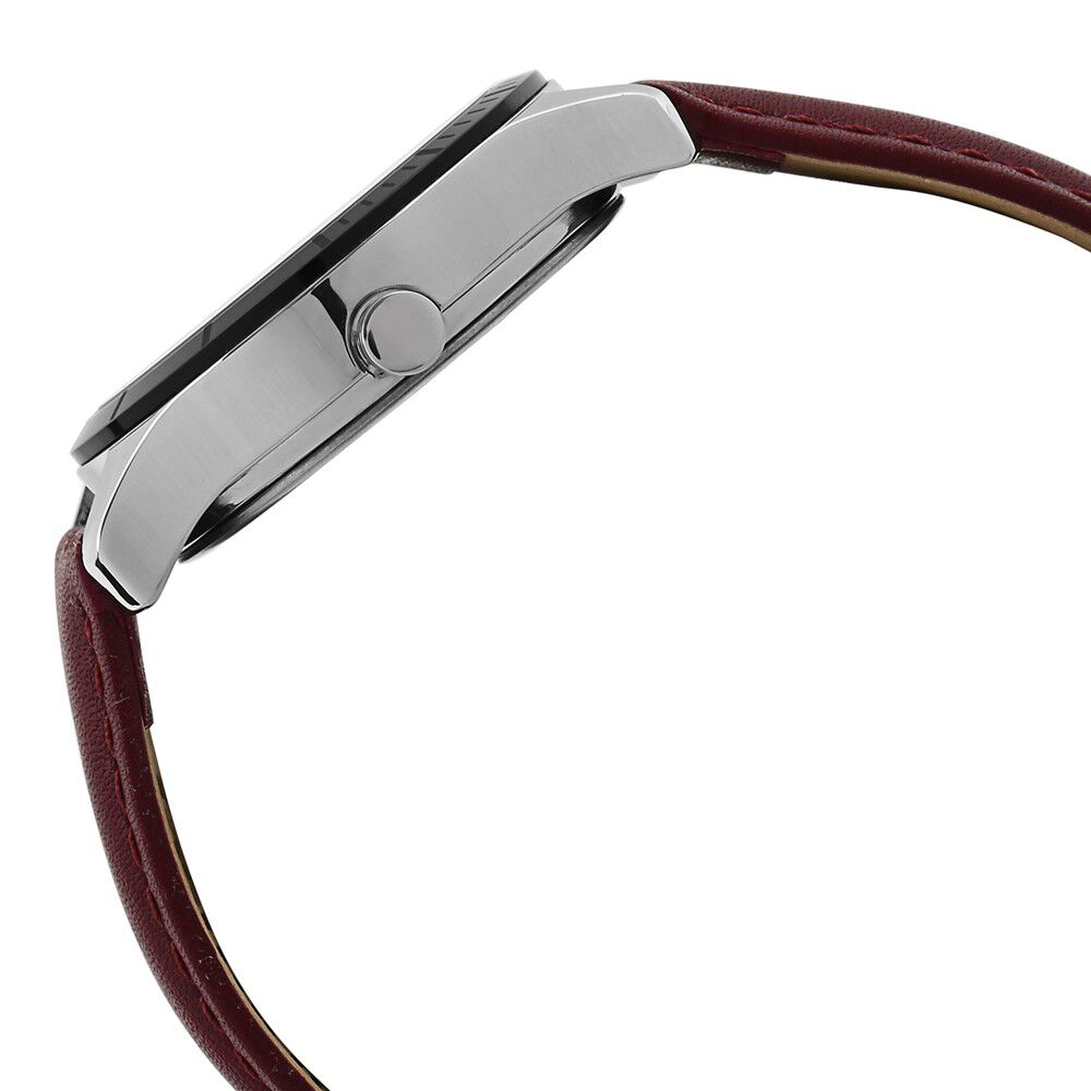 Fastrack All Nighters Quartz Multifunction Bicolour Dial Leather Strap Watch for Girls NP6163KL01