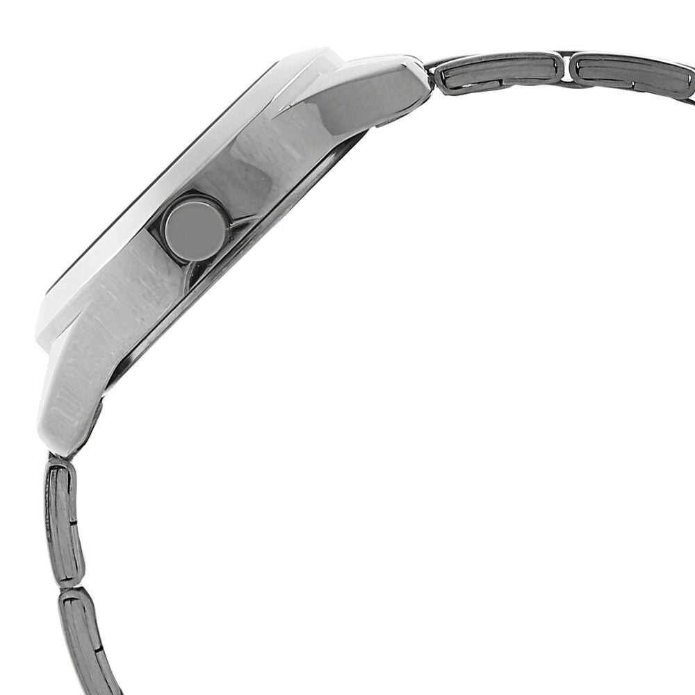 Fastrack All Nighters Quartz Analog Grey Dial Metal Strap Watch for Girls NP6165SM01