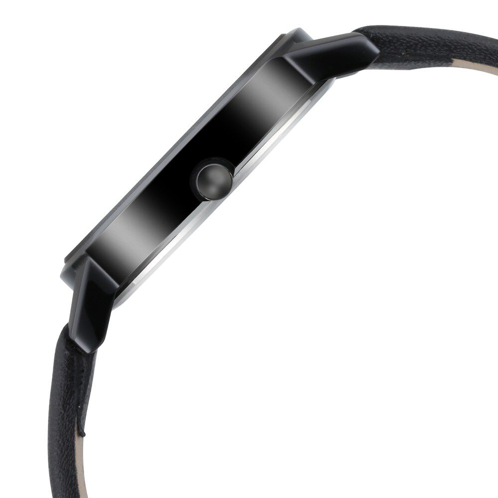 Fastrack Wear Your Look Quartz Analog with Day and Date Black Dial Leather Strap Watch for Girls NS6172NL01