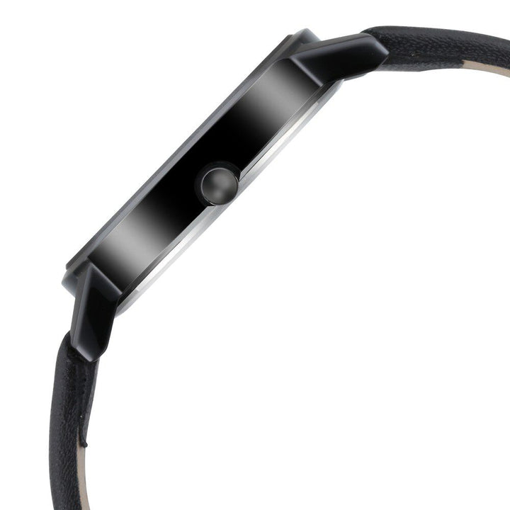 Fastrack Wear Your Look Quartz Analog with Day and Date Black Dial Leather Strap Watch for Girls NS6172NL01