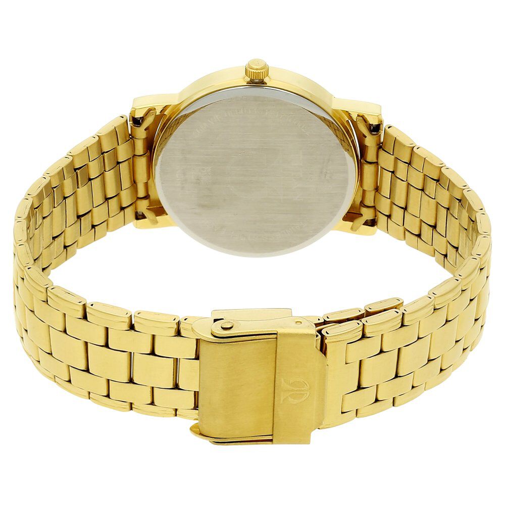 Titan Champagne Dial Analog with Date Stainless Steel Strap watch for Men-NF617YM22