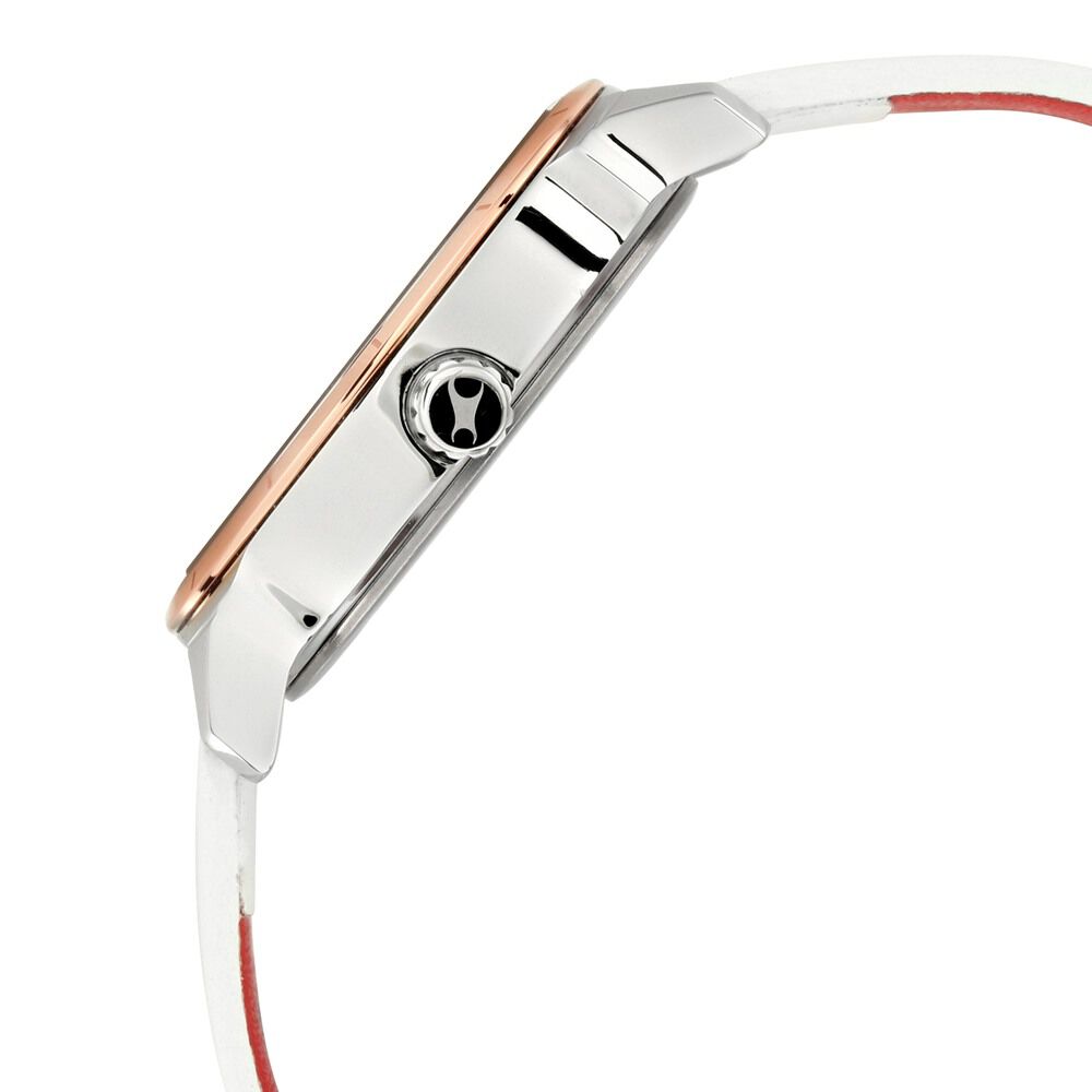 Fastrack All Nighters Quartz Analog White Dial Leather Strap Watch for Girls NP6187KL01