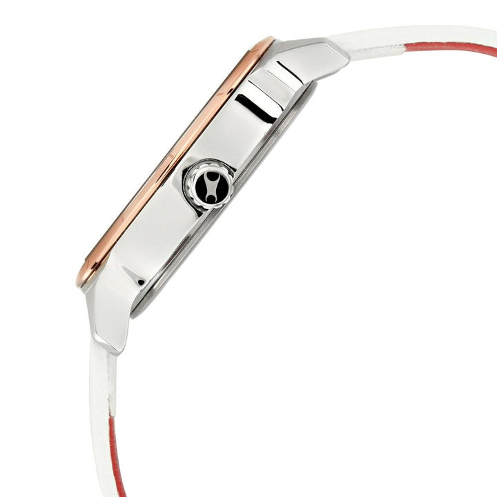 Fastrack All Nighters Quartz Analog White Dial Leather Strap Watch for Girls NP6187KL01