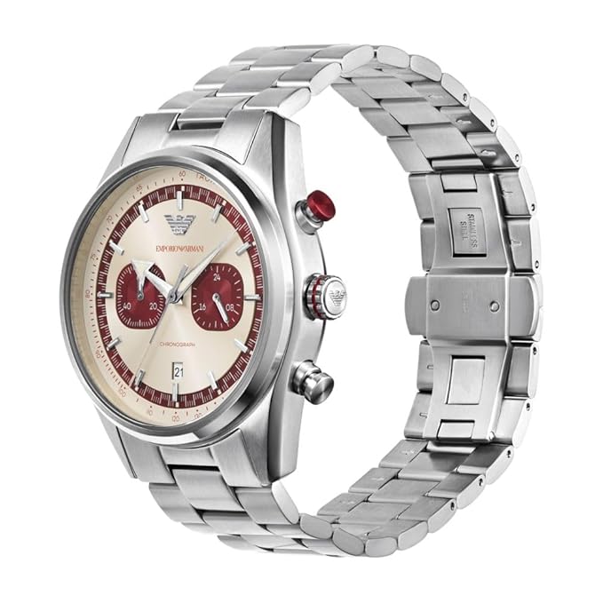 Emporio Armani Analog Multicolor Dial Men's Stainless Steel Watch-AR11645