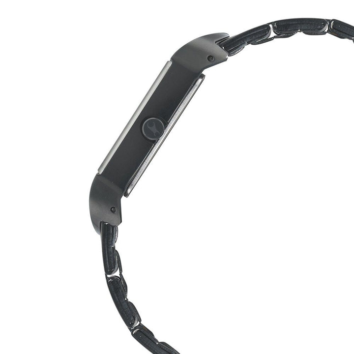 Fastrack Go Skate Quartz Analog Black Dial Stainless Steel Strap Watch for Girls NR6201KM03