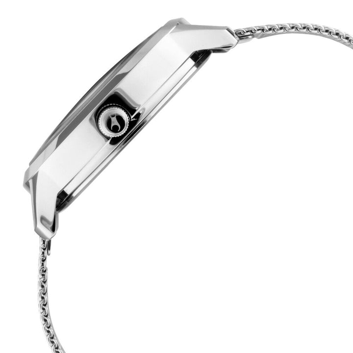 Fastrack Fit Outs Quartz Analog Blue Dial Metal Strap Watch for Girls NP6210SM02