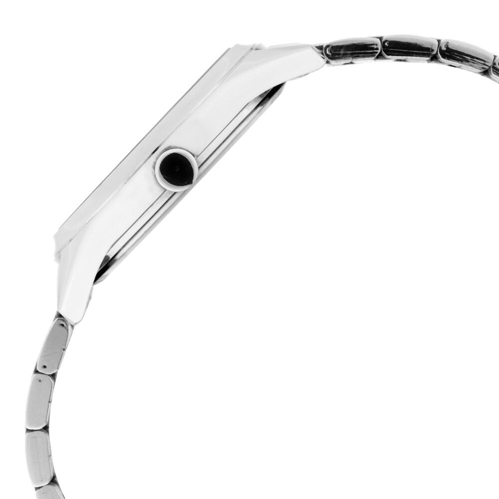 Fastrack Quartz Analog Silver Dial Stainless Steel Strap Watch for Girls NP6215SM01