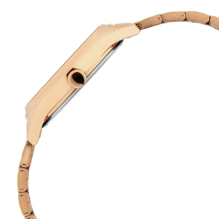 Fastrack Quartz Analog Rose Gold Dial Stainless Steel Strap Watch for Girls NS6215WM01