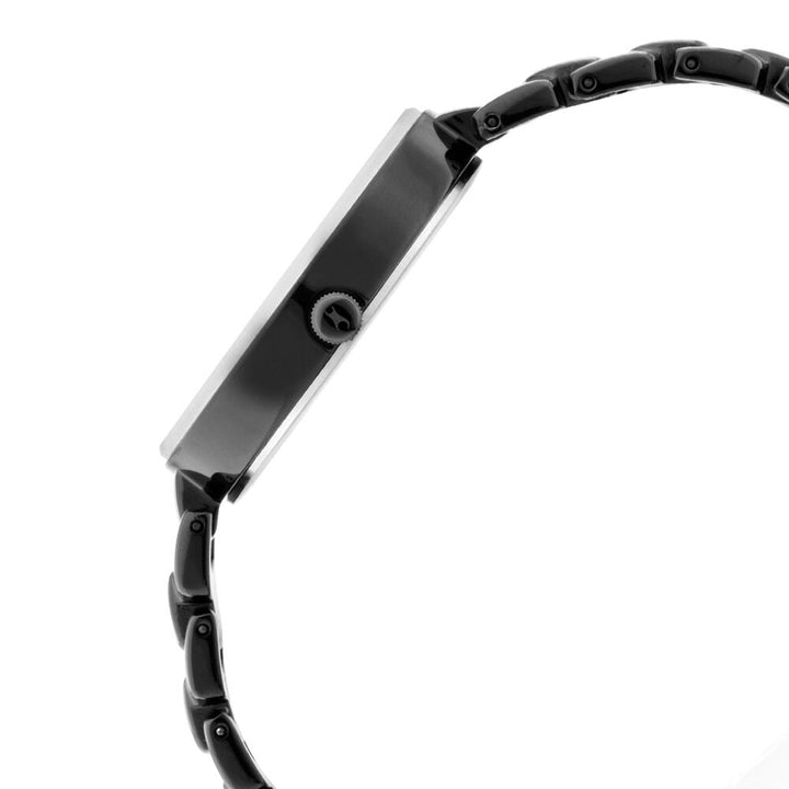 Fastrack Ruffles Quartz Analog with Date Black Dial Stainless Steel Strap Watch for Girls NS6216NM01