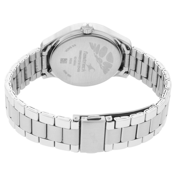 Fastrack Tripster Quartz Analog Purple Dial Stainless Steel Strap Watch for Girls NS6219SM02