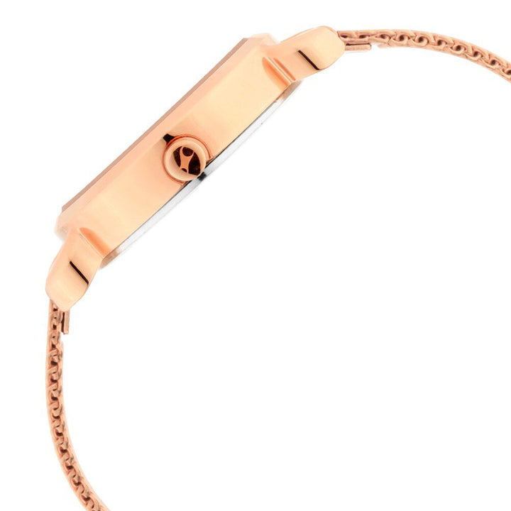 Fastrack Animal Print Quartz Analog Bicolour Dial Stainless Steel Strap Watch for Girls NS6221WM01