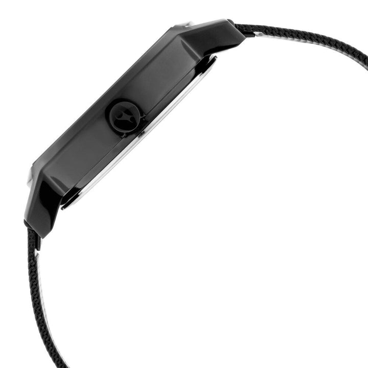 Fastrack Animal Print Quartz Analog with Date Black Dial Stainless Steel Strap Watch for Girls NP6222NM01