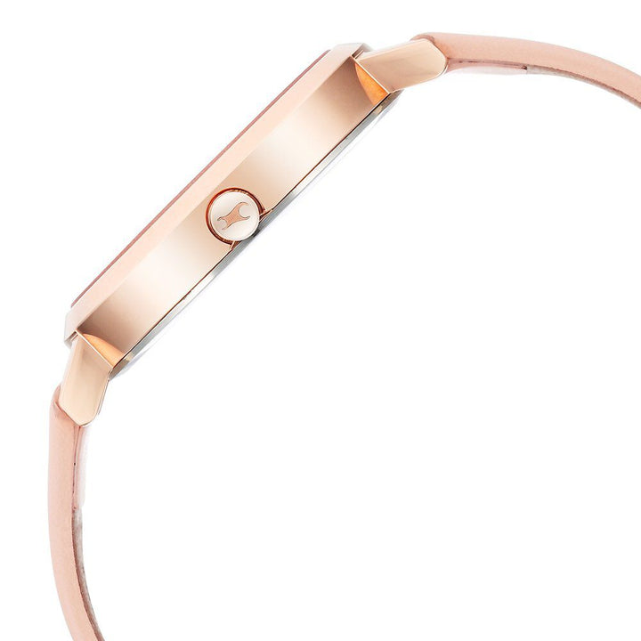 Fastrack Style Up Silver Dial Leather Strap Watch for Girls NS6230WL02