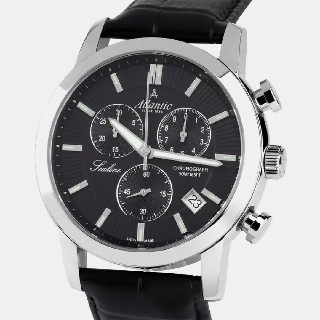 Atlantic 62450.41.61 Black Dial Men&