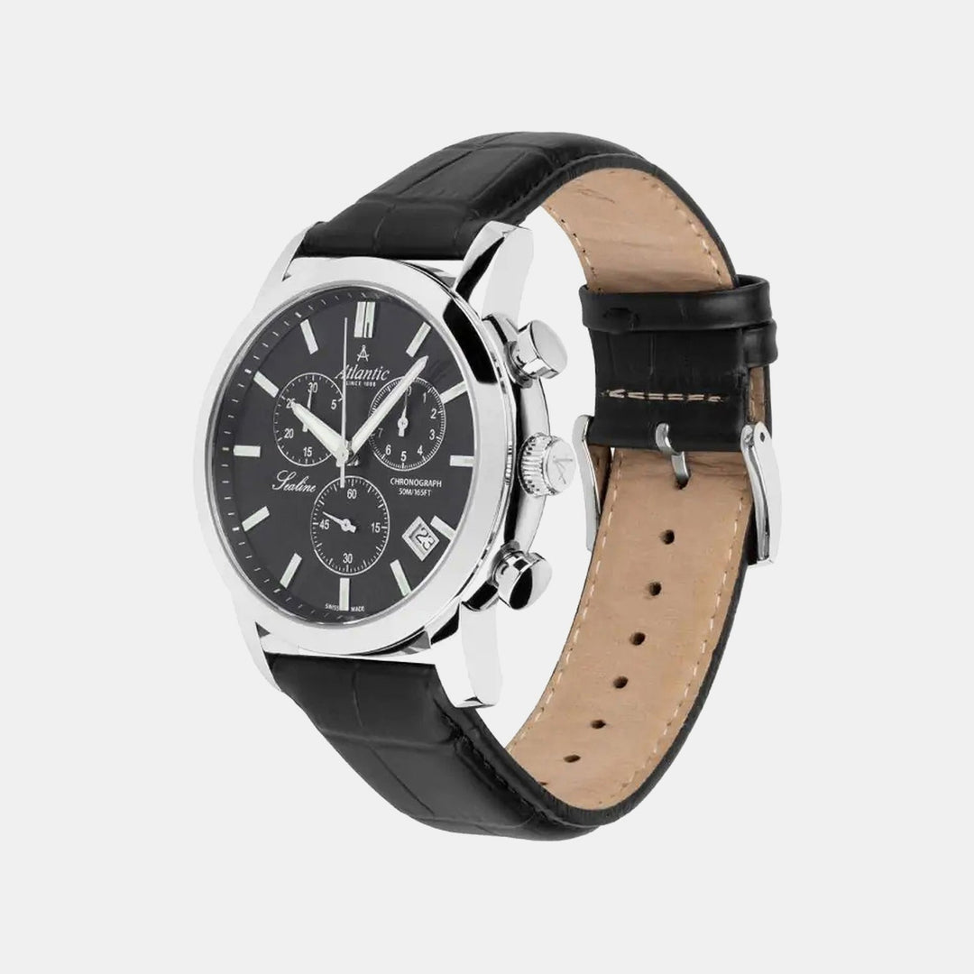 Atlantic 62450.41.61 Black Dial Men&
