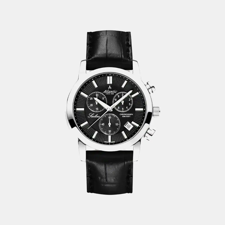 Atlantic 62450.41.61 Black Dial Men&