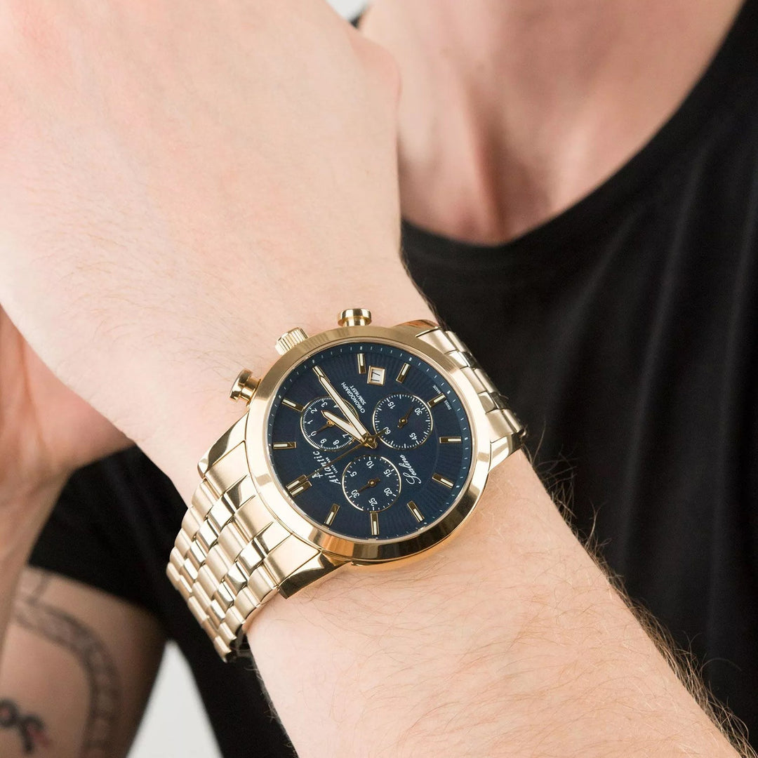 Atlantic 62455.45.51 Blue Dial Men&