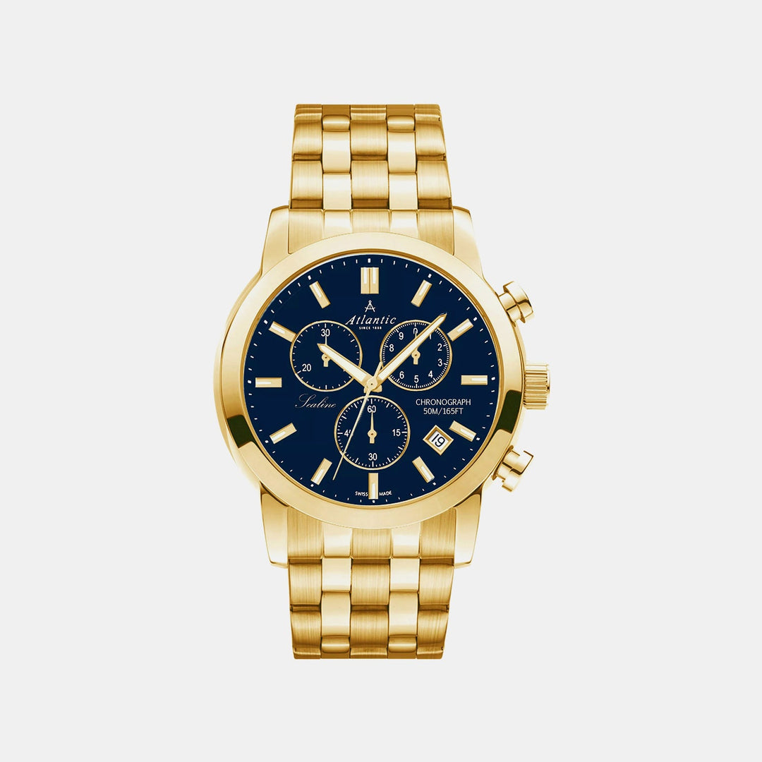 Atlantic 62455.45.51 Blue Dial Men&
