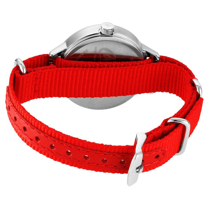 Fastrack Coca Cola Edition By Fastrack Quartz Analog Silver Dial Nylon Strap Watch for Girls 6256SP03