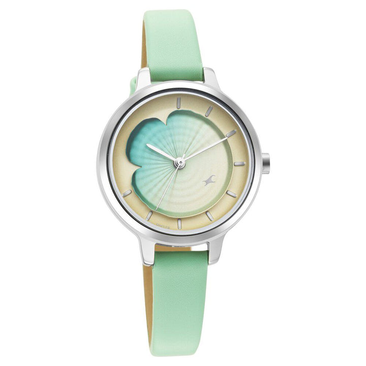 Fastrack Uptown Retreat Quartz Analog Multicoloured Dial Leather Strap Watch for Girls NR6264SL01